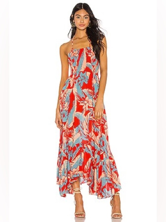 Free People Dresses & Skirts - Free People Heat Wave Printed Maxi Dress size S